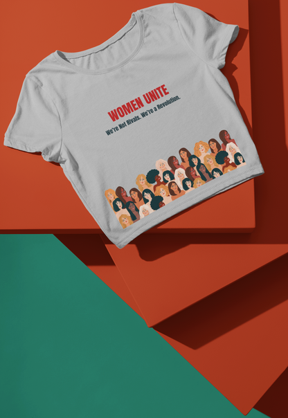 We are no Rivals | Feminist Women's Crop Top
