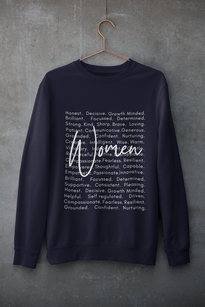 Women-Bold Comfort Unisex Sweatshirt