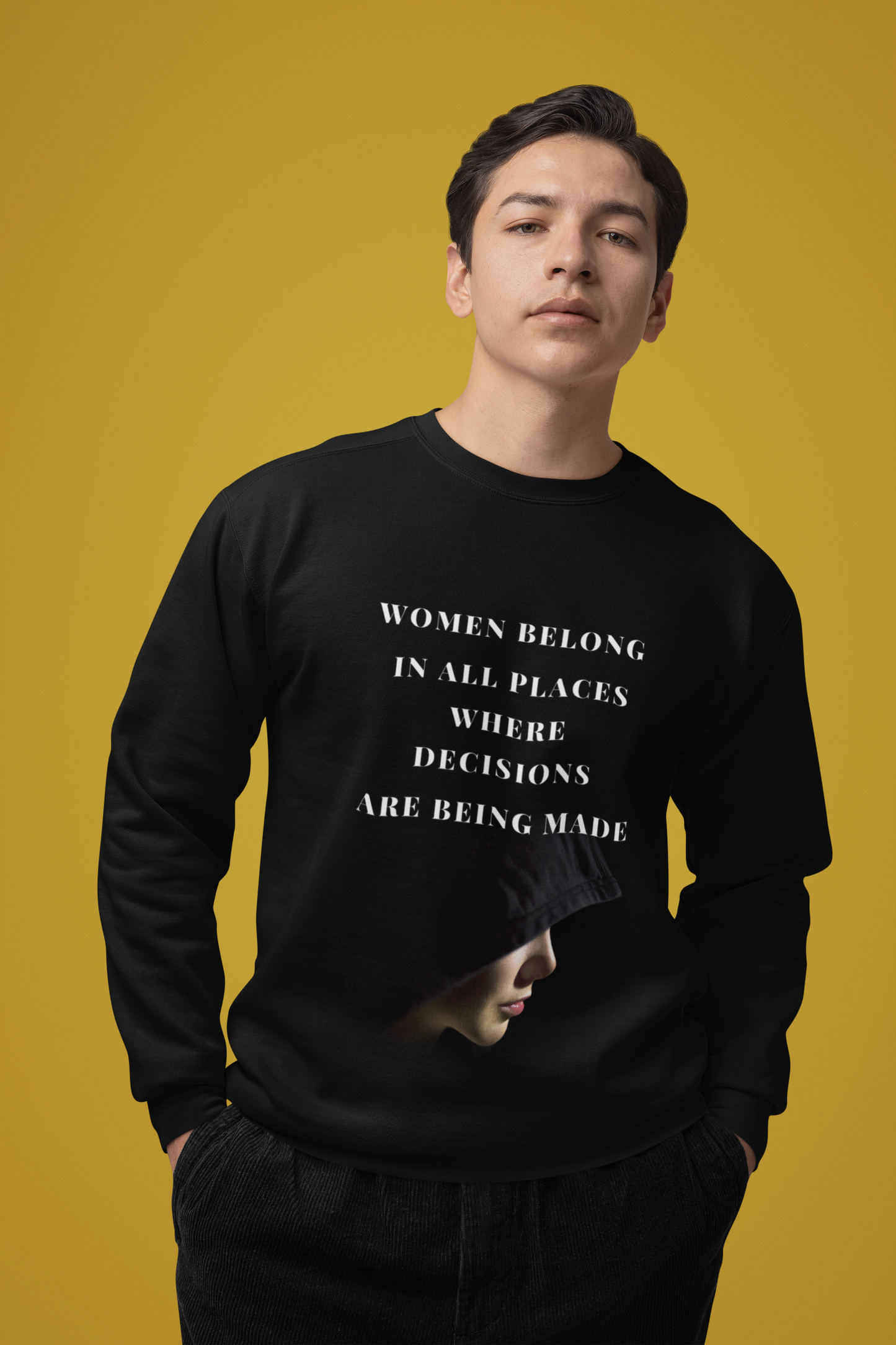 Women Belong-Bold Comfort Unisex Sweatshirt