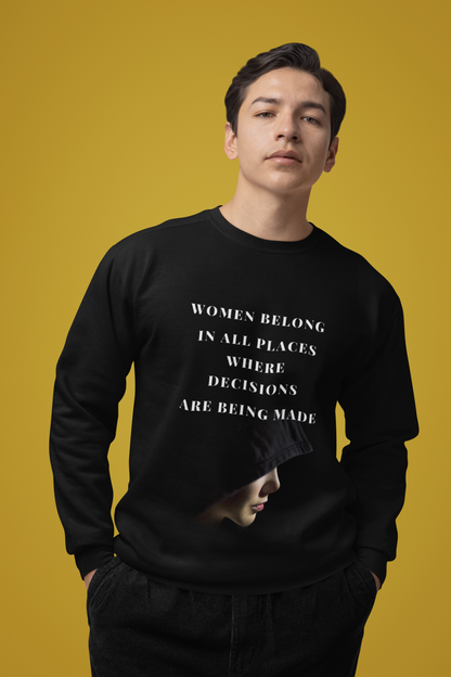 Women Belong-Bold Comfort Unisex Sweatshirt
