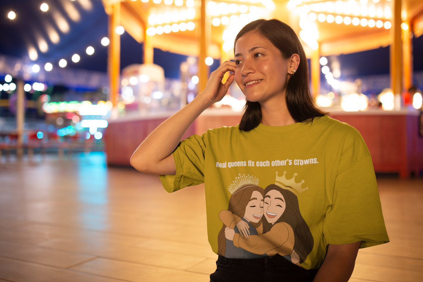 Real Queens | Feminist Oversized Unisex T-shirt