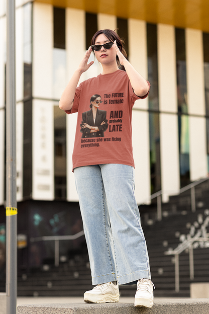 Future is Female | Feminist Oversized Unisex T-shirt