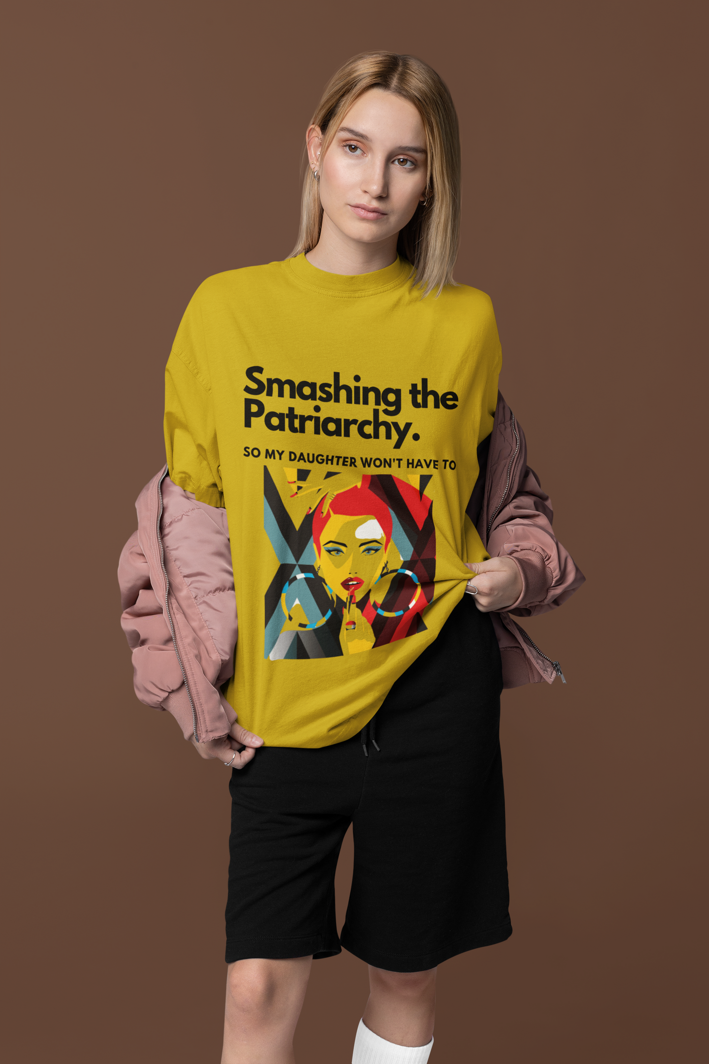 Smashing Patriarchy | Feminist Oversized Unisex T-shirt