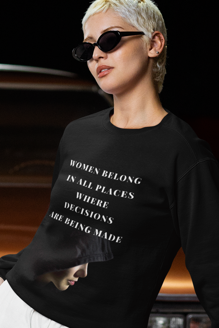 Women Belong-Bold Comfort Unisex Sweatshirt