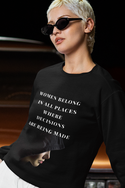 Women Belong-Bold Comfort Unisex Sweatshirt