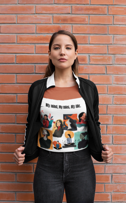 Peaceful Mind | Feminist Women's Crop Top