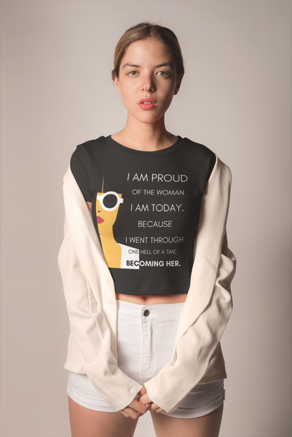 I am Proud | Feminist Women's Crop Top