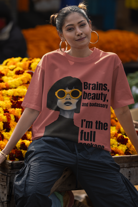 I'm Full Package | Feminist Oversized Unisex T-shirt