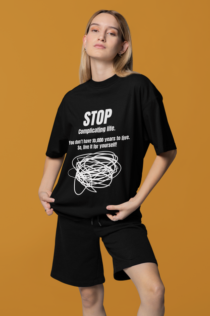 Complicating Life | Feminist Oversized Unisex T-shirt