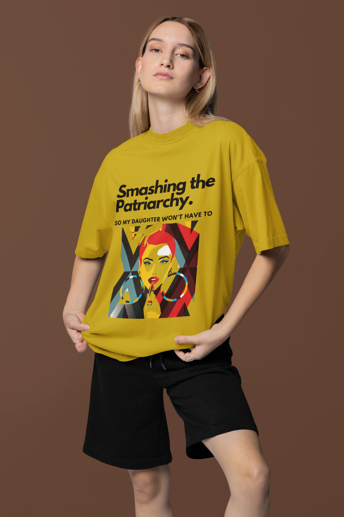 Smashing Patriarchy | Feminist Oversized Unisex T-shirt