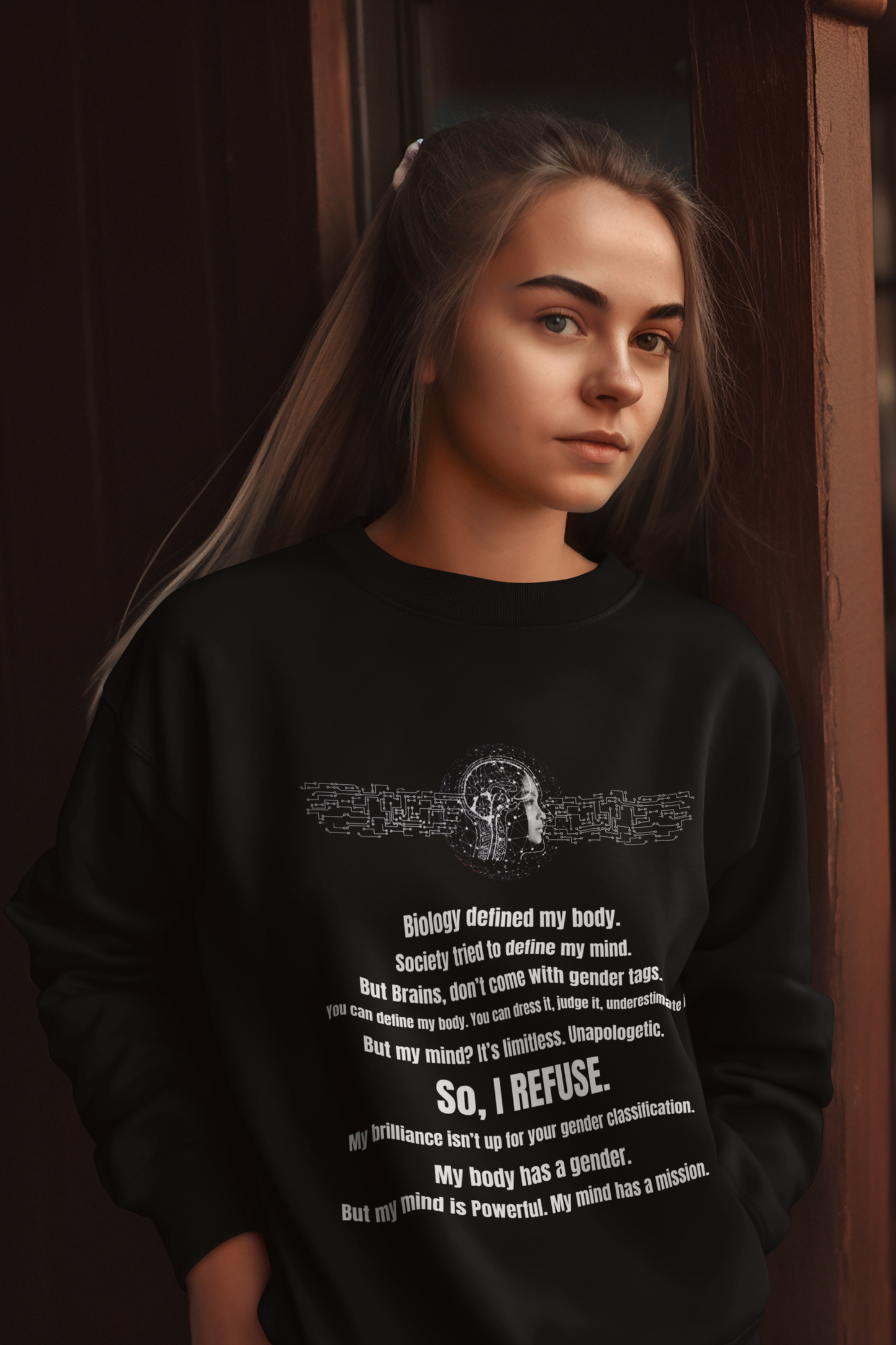 I Refuse-Bold Comfort Unisex Sweatshirt