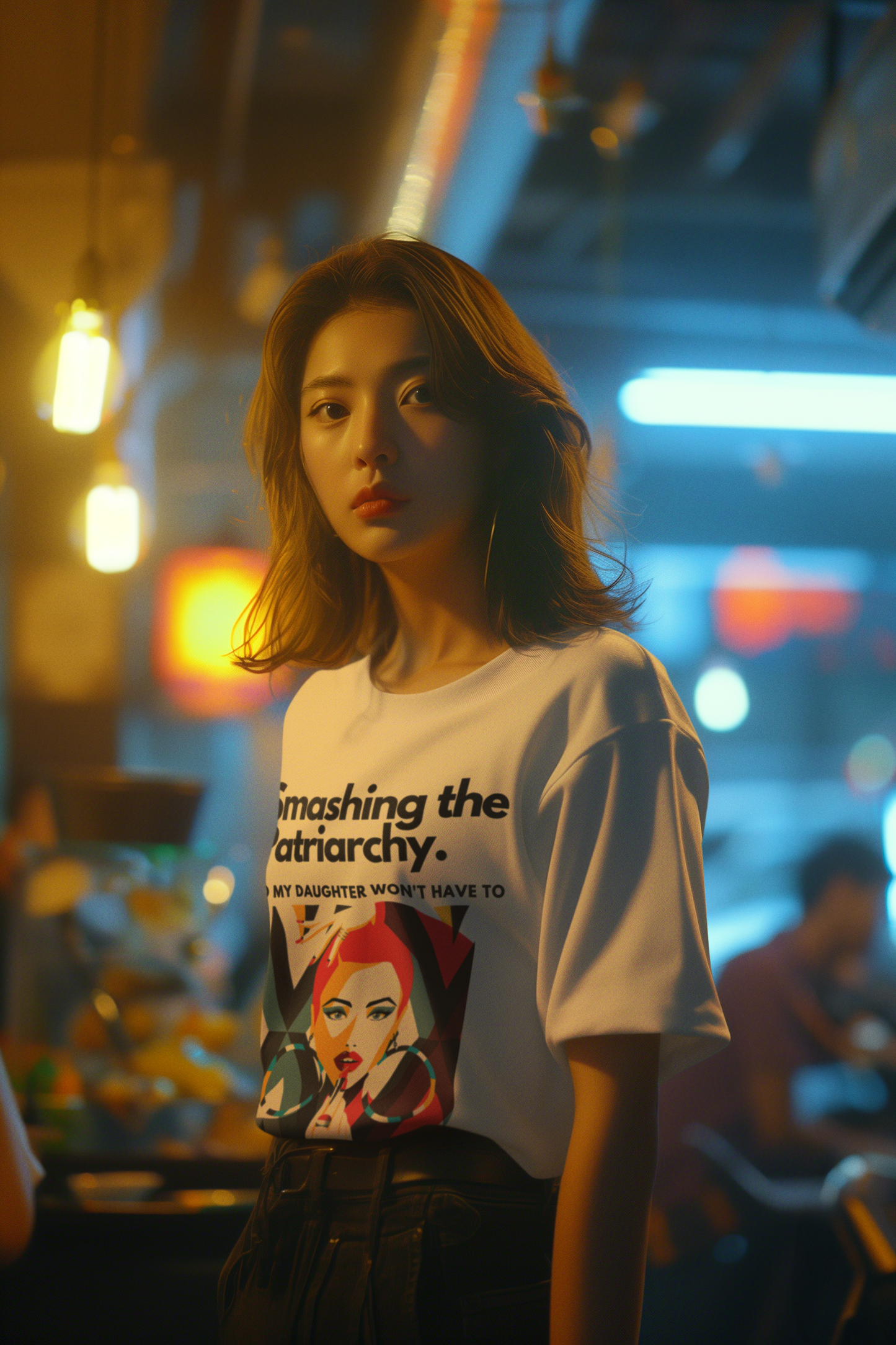 Smashing Patriarchy | Feminist Oversized Unisex T-shirt