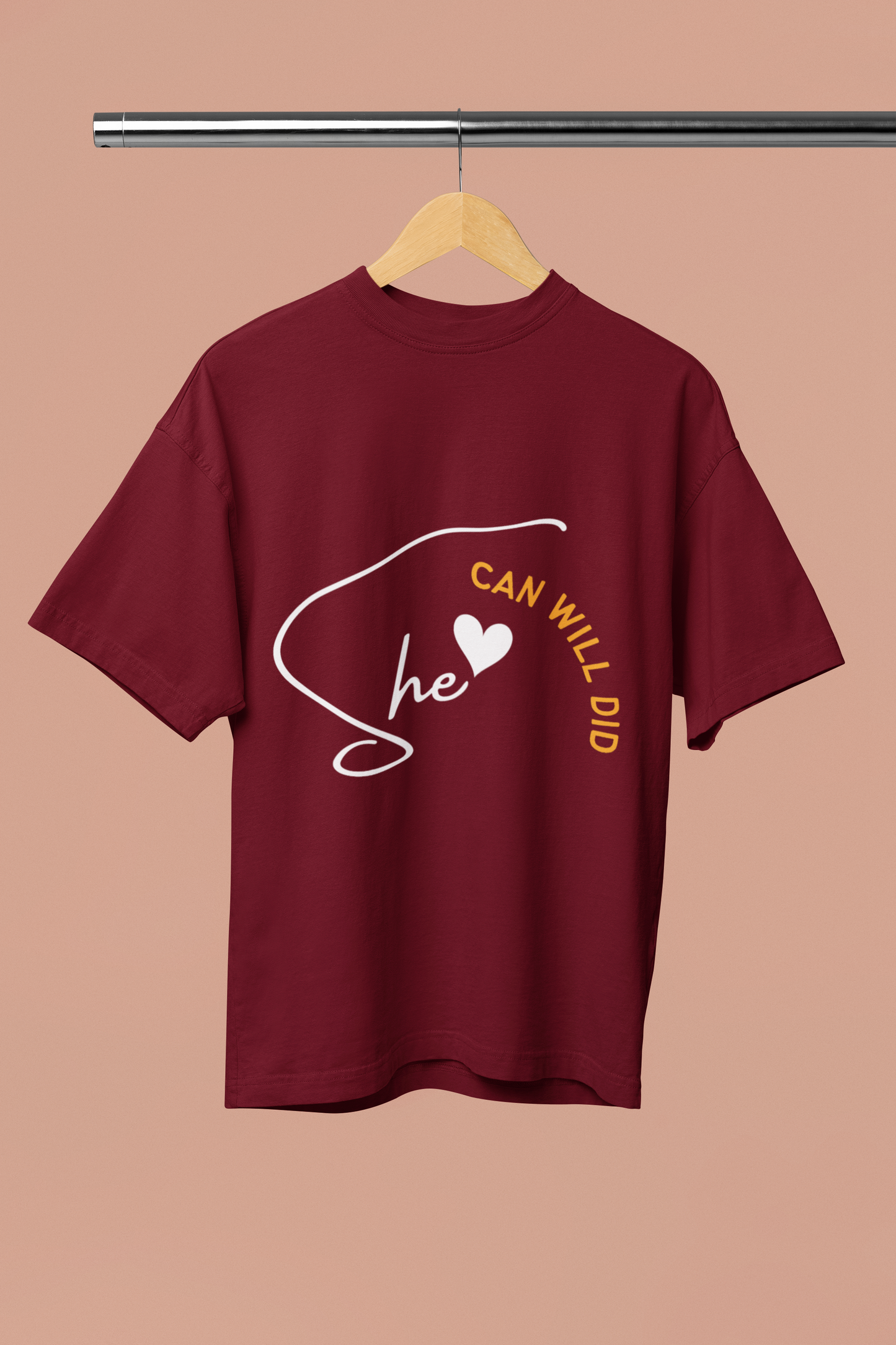 She | Feminist Oversized Unisex T-shirt