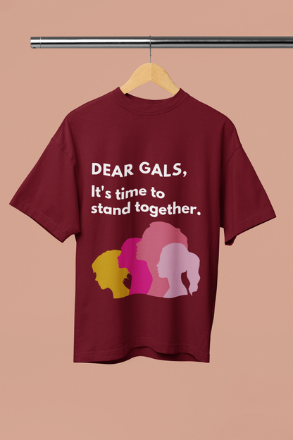 Stand Together | Feminist Oversize Unisex T-Shirts