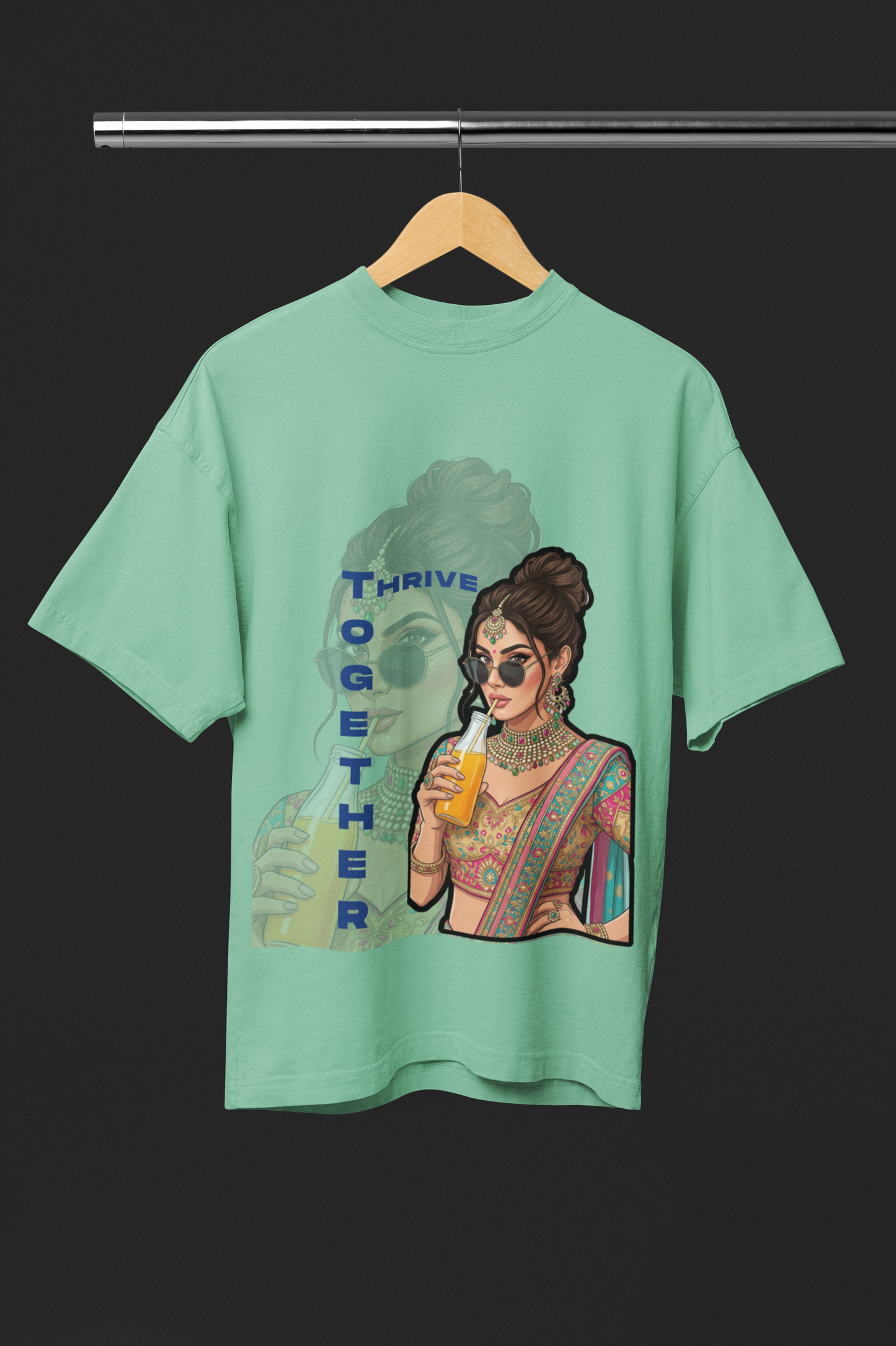 Thrive Together | Feminist Oversized Unisex T-shirt