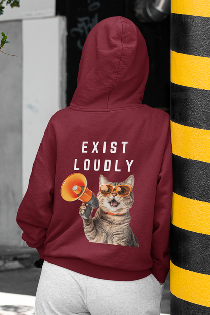 Exist Loudly-Unisex Feminist Oversized Hoodie