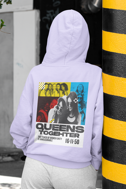 Queens-Unisex Feminist Oversized Hoodie