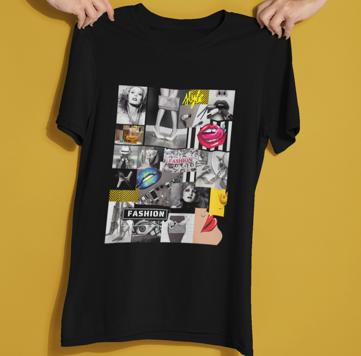 Women Graffiti Art Style Unique T-shirt-Strong Women T-Shirts