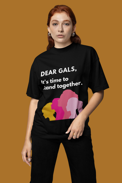 Stand Together | Feminist Oversized Unisex T-shirt