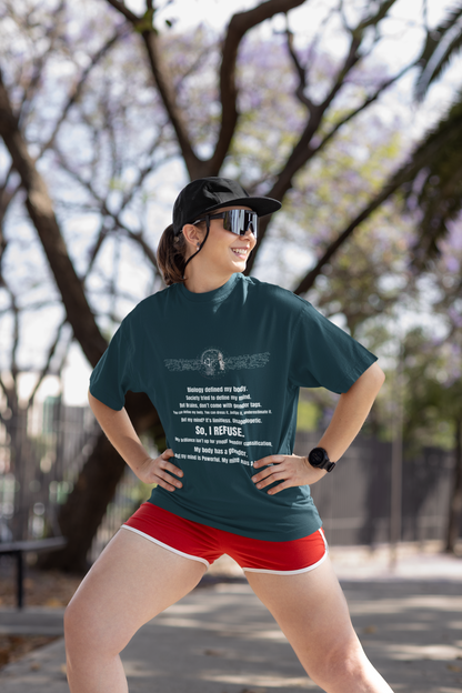 Mind has a Mission | Feminist Oversized Unisex T-shirt