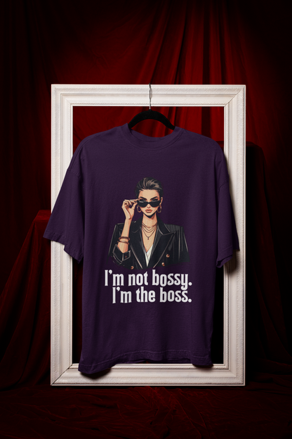 I'm the Boss | Feminist Oversized Unisex T-shirt