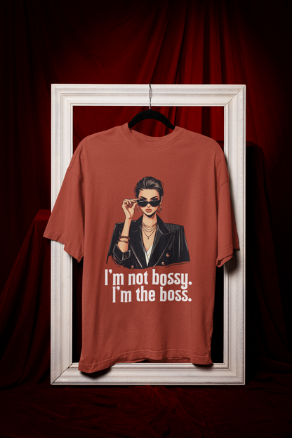 I'm the Boss | Feminist Oversized Unisex T-shirt