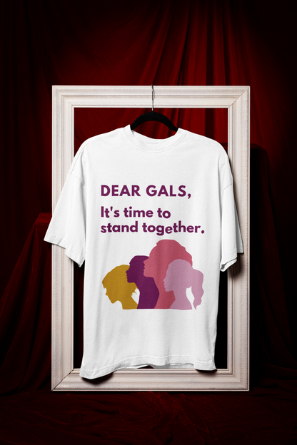 Stand Together | Feminist Oversized Unisex T-shirt