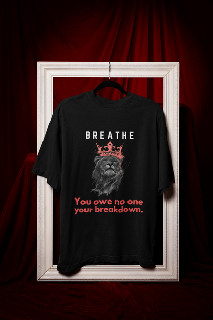Breathe | Feminist Oversized Unisex T-shirt