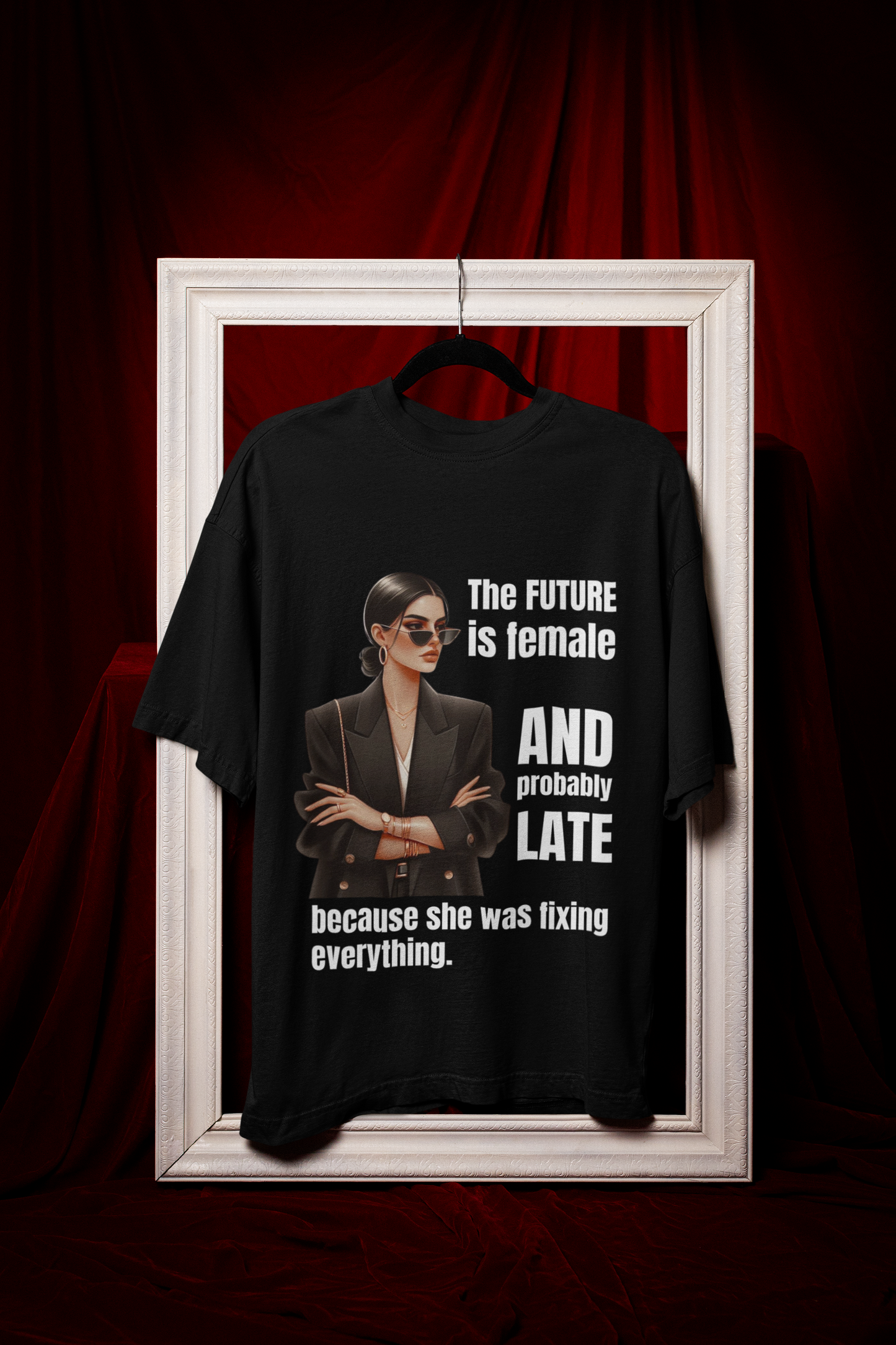Future is Female | Feminist Oversized Unisex T-shirt