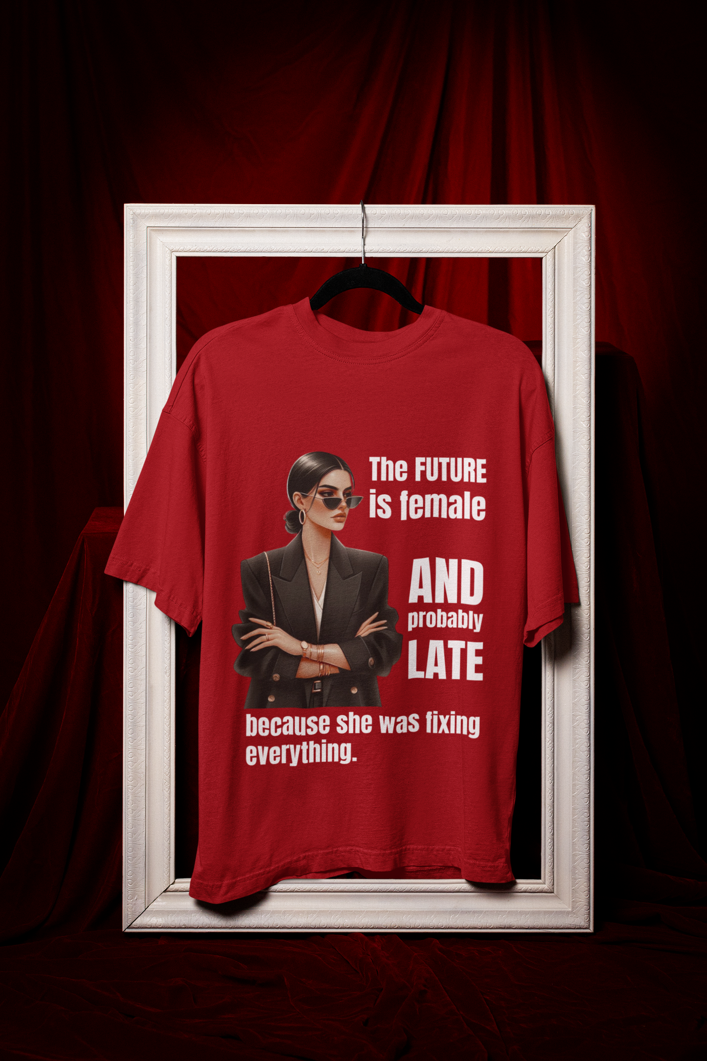 Future is Female | Feminist Oversized Unisex T-shirt