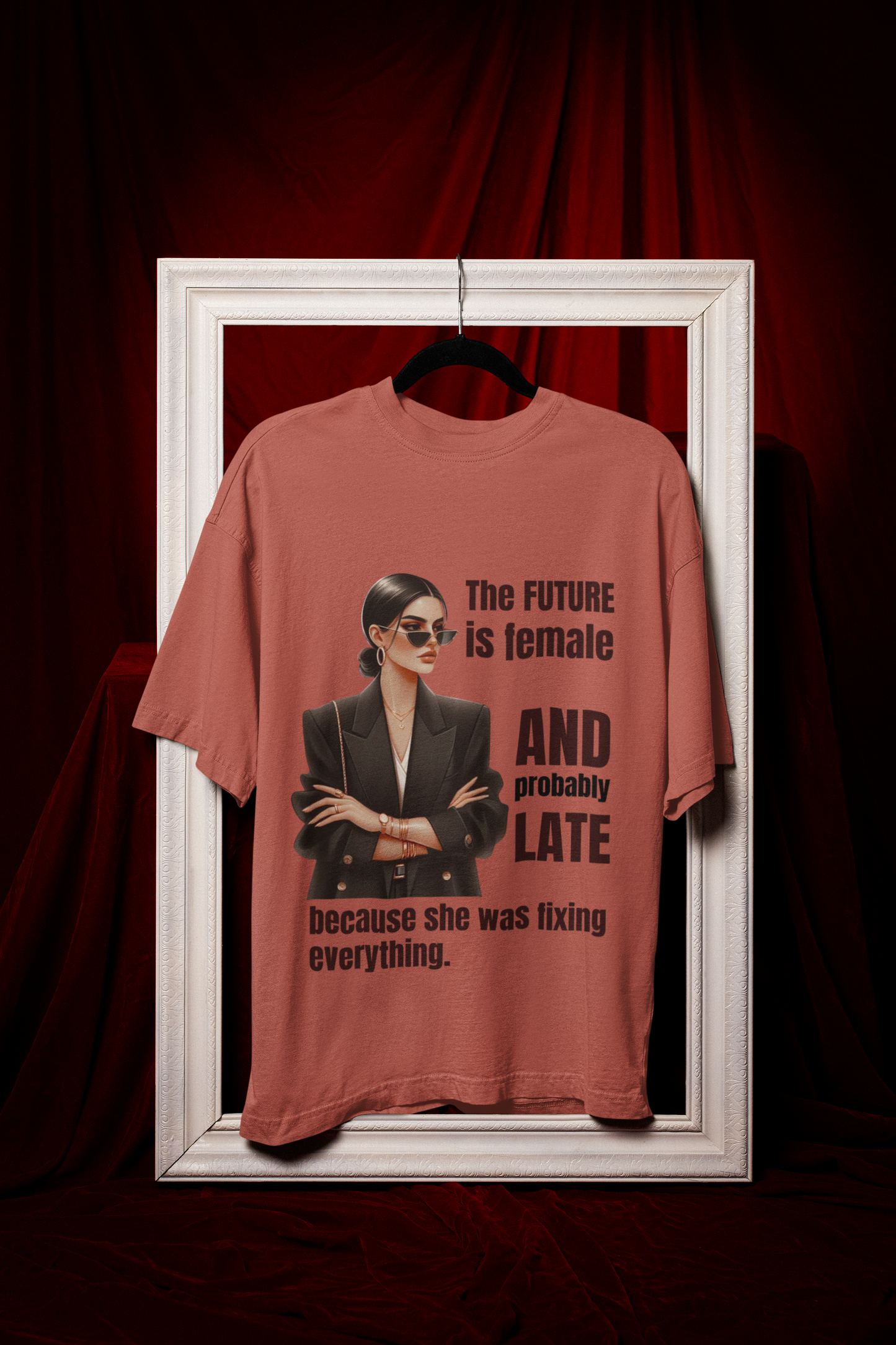 Future is Female | Feminist Oversized Unisex T-shirt