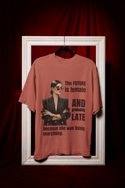Future is Female | Feminist Oversized Unisex T-shirt