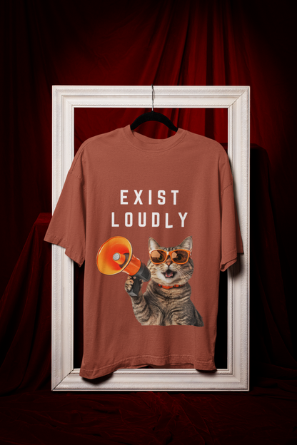 Exist Loudly | Feminist Oversize Unisex T-shirt