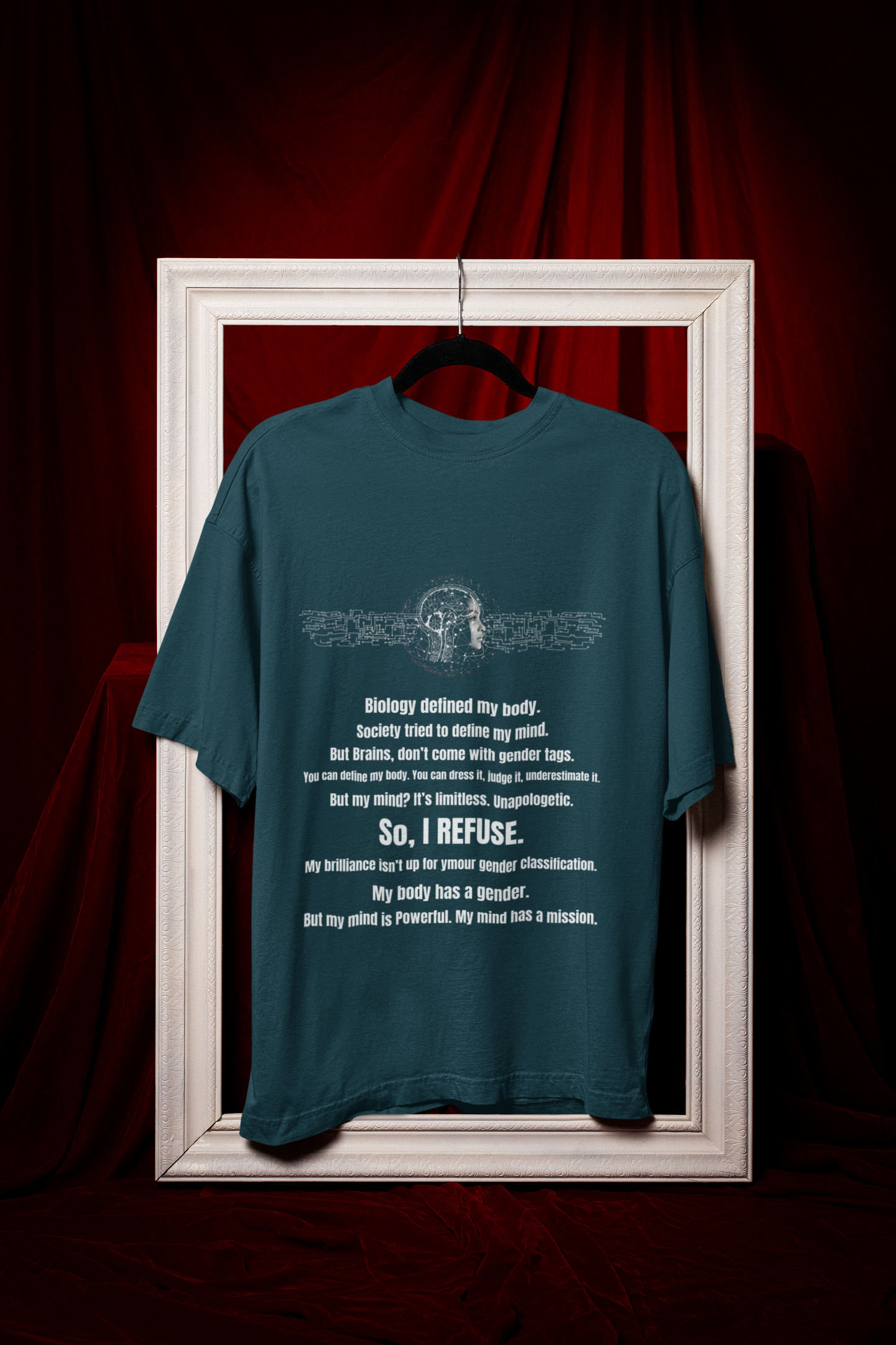Mind has a Mission | Feminist Oversized Unisex T-shirt