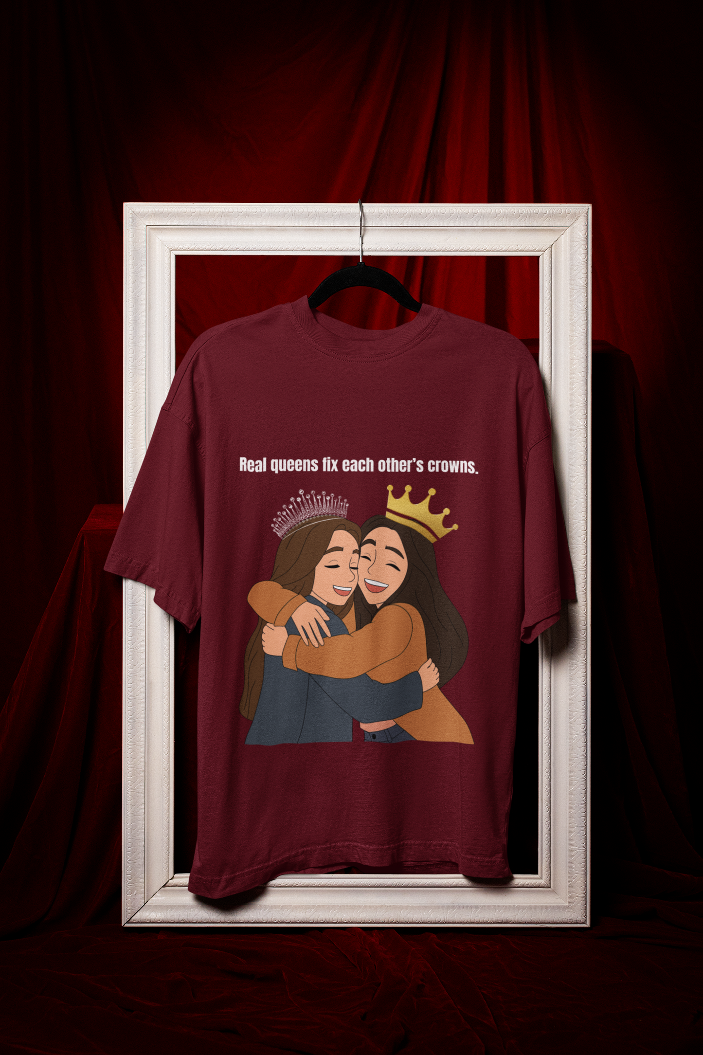 Real Queens | Feminist Oversized Unisex T-shirt