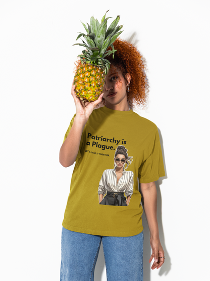 Patriarchy is Plague| Feminist Oversized Unisex T-shirt