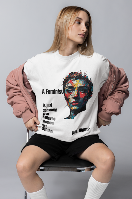 Women are Human | Feminist Oversized T-shirt