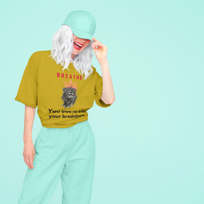 Breathe | Feminist Oversized Unisex T-shirt