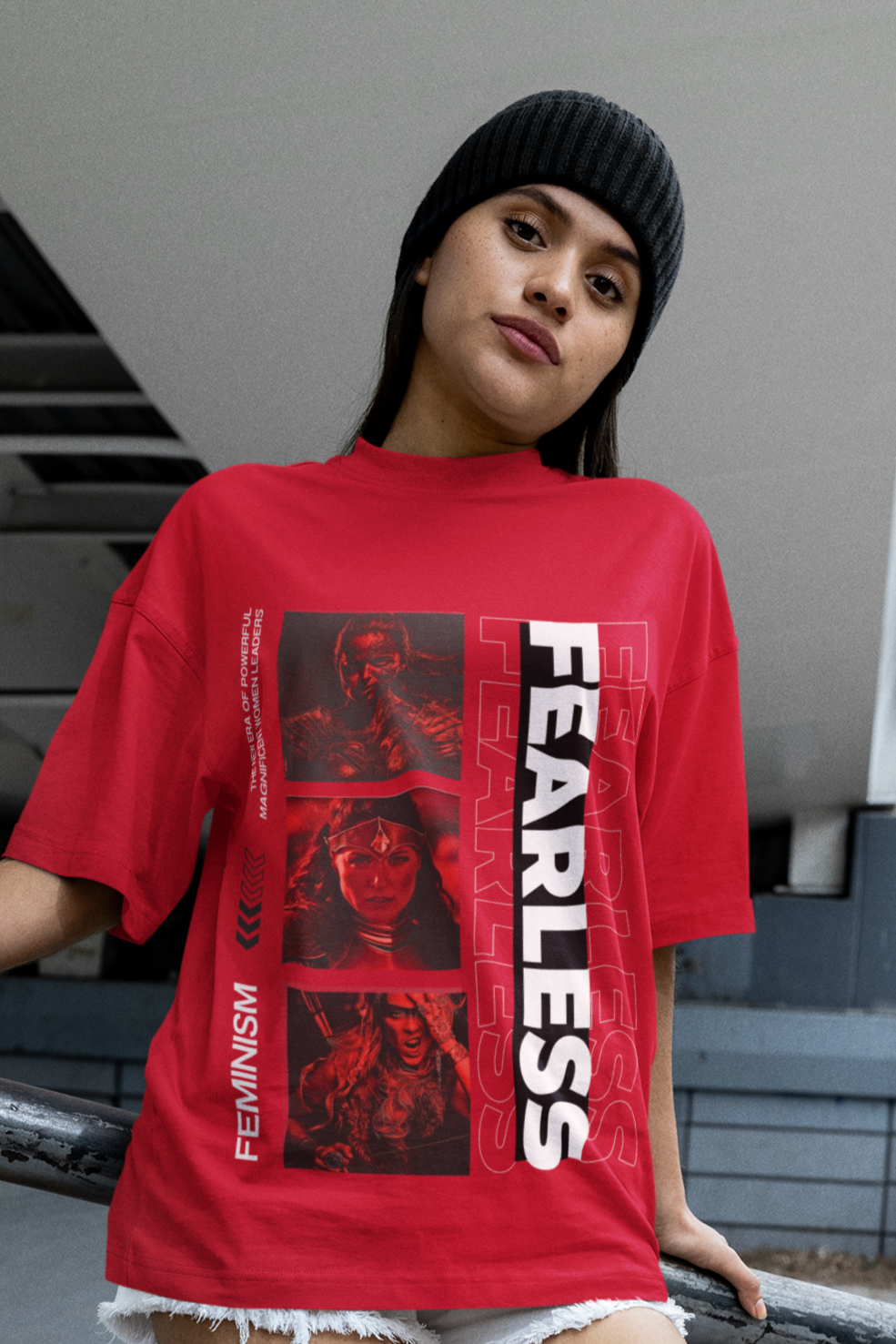 Fearless | Feminist Oversized Unisex T-shirt