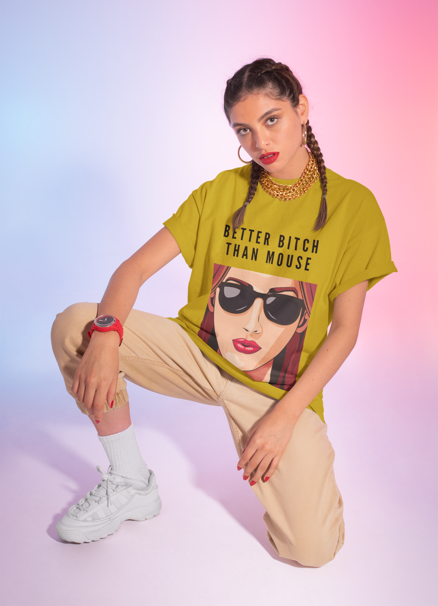 BETTER BITCH-Oversized Premium Comfort Sweatshirt