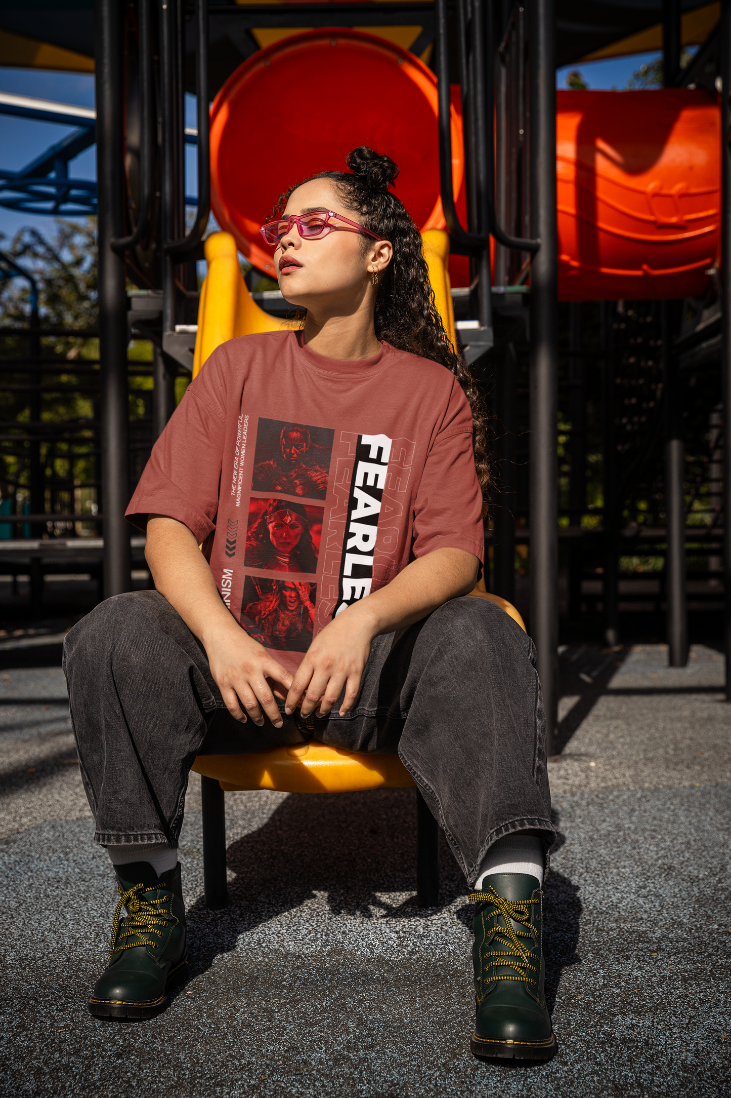 Fearless | Feminist Oversized Unisex T-shirt