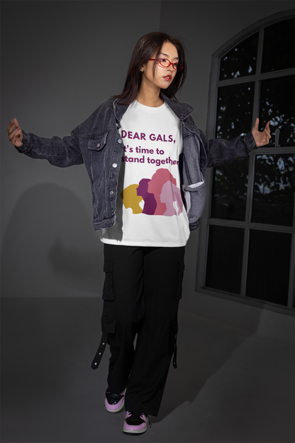 Stand Together | Feminist Oversized Unisex T-shirt