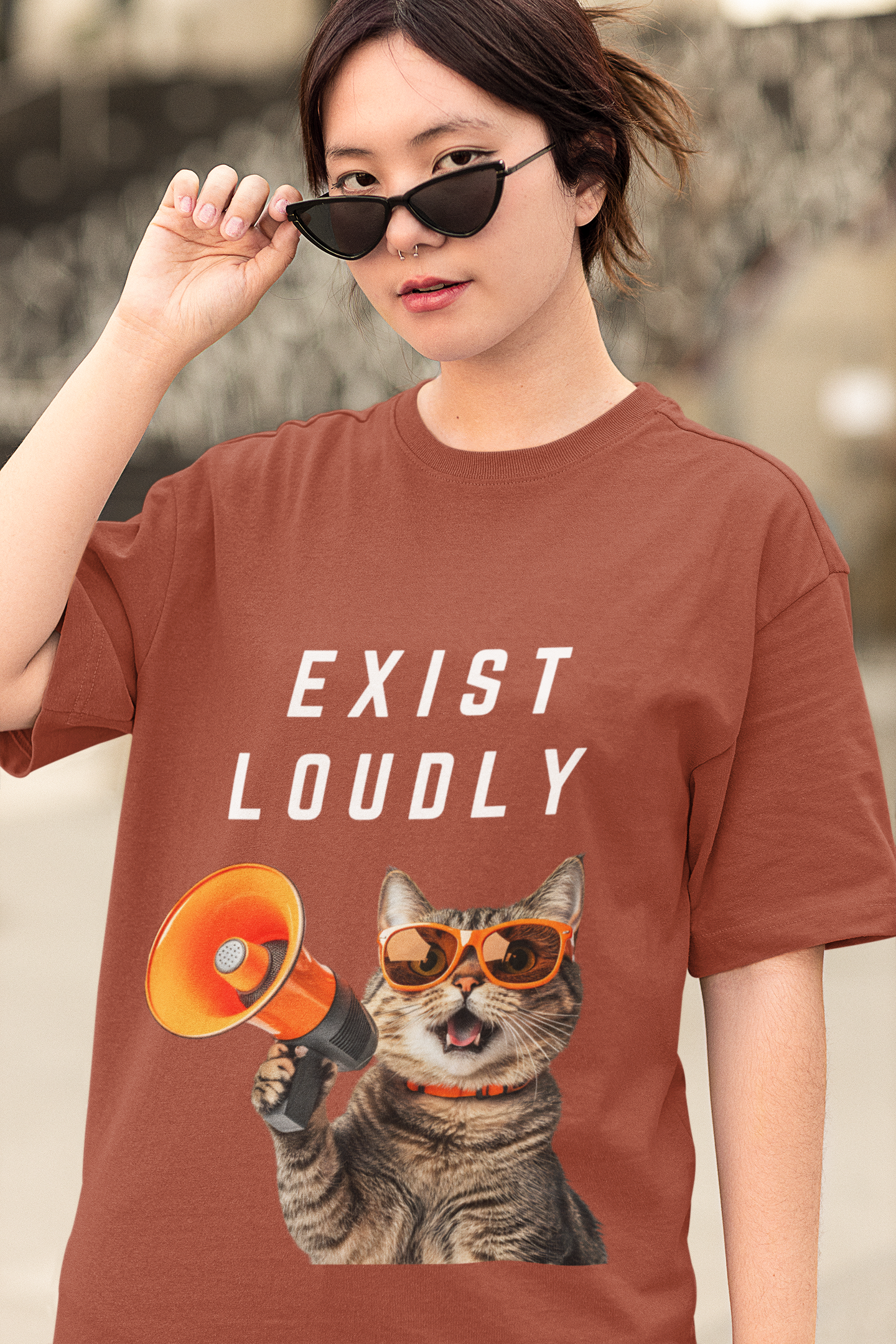 Exist Loudly | Feminist Oversize Unisex T-shirt