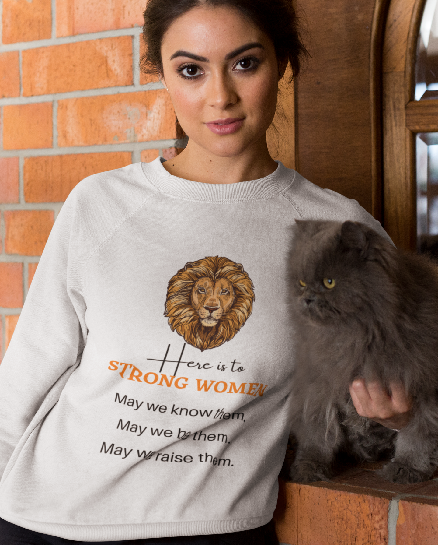 Strong Women-Bold Comfort Unisex Sweatshirt