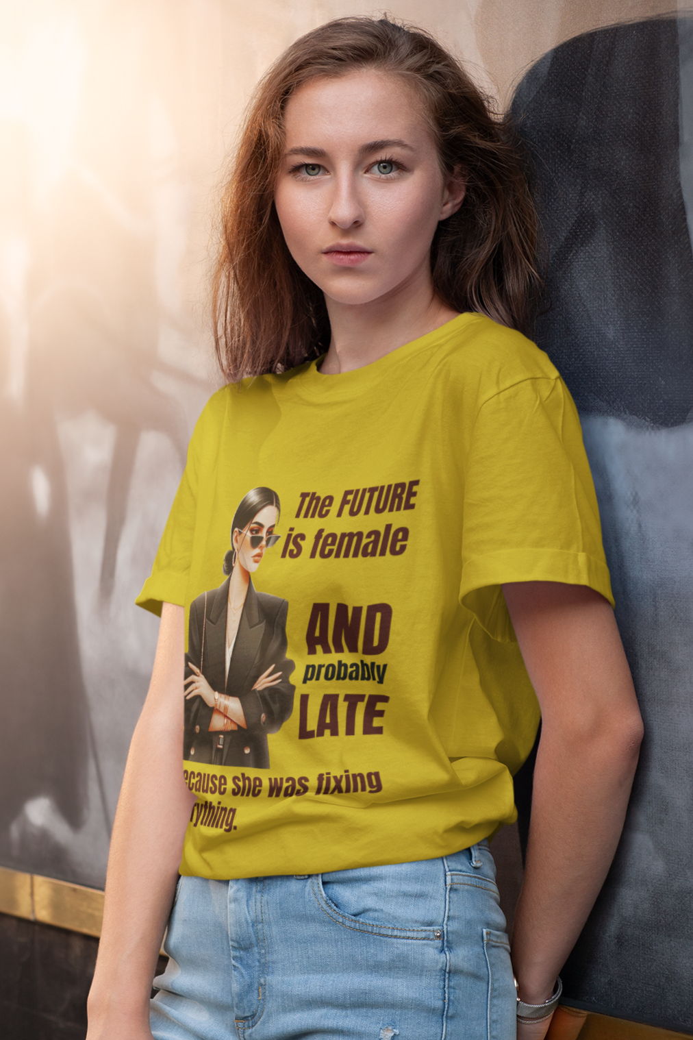 Future is Female | Feminist Oversized Unisex T-shirt