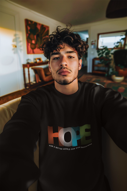 'HOPE' For a better world Sweatshirt| Hope for Daughters | Feminist Gift, Gender Equality, Feminism Sweatshirt