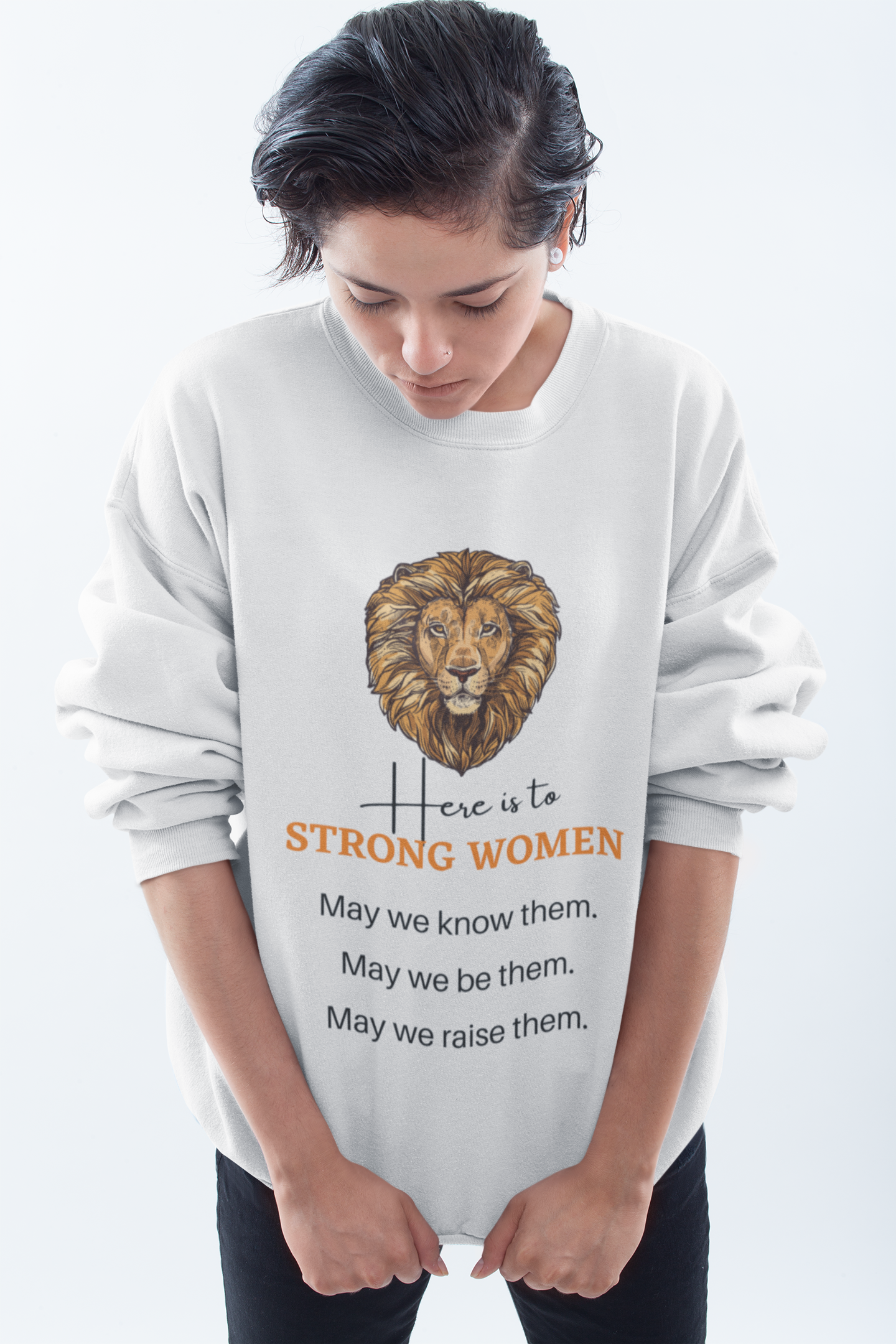 Strong Women-Bold Comfort Unisex Sweatshirt