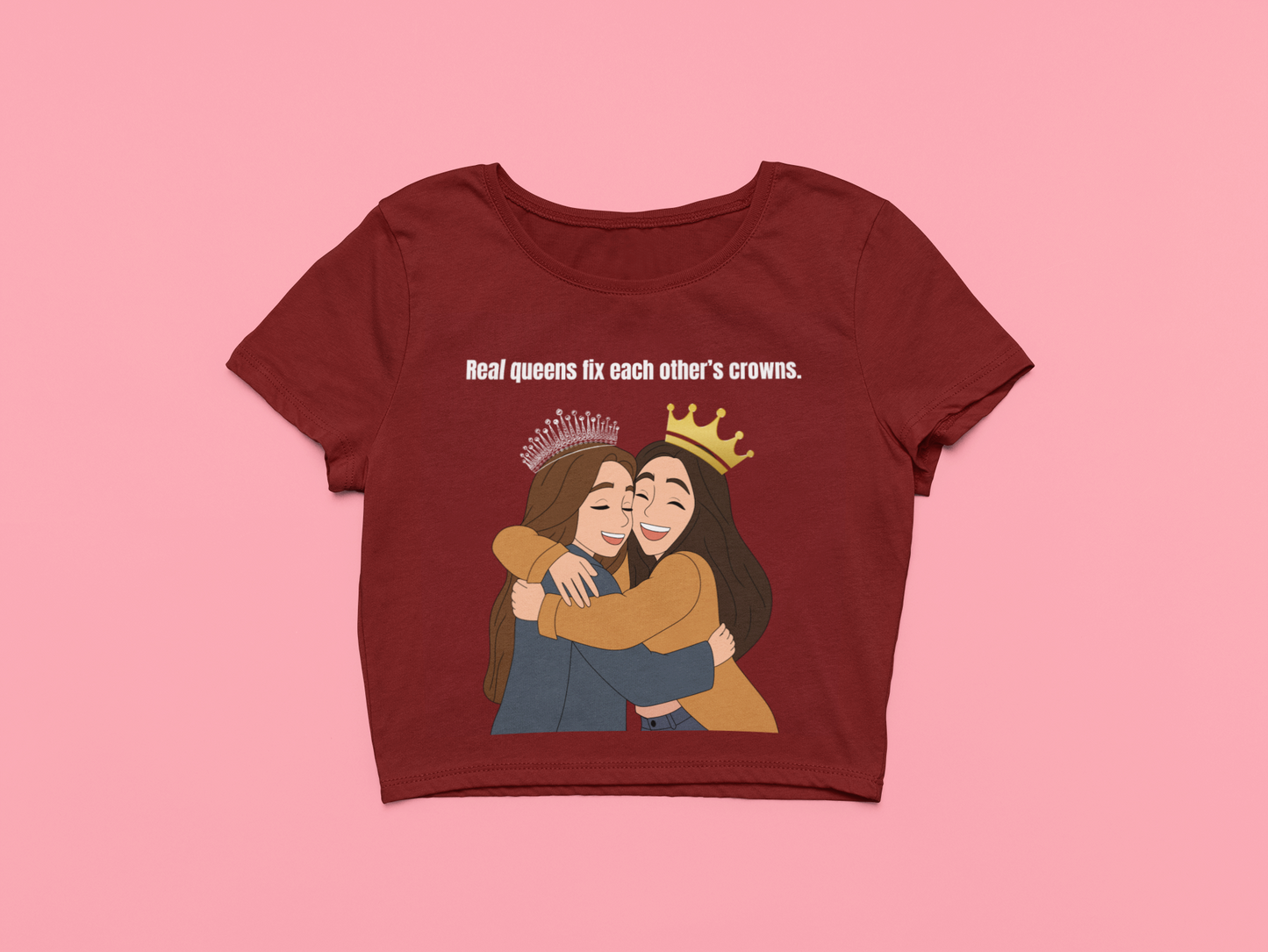 Real Queens | Feminist Women's Crop Top