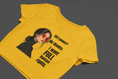 Full Human Rights | Feminist Women's Crop Top
