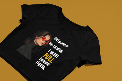 Full Human Rights | Feminist Women's Crop Top